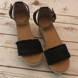 Brash Open Toe Wedges